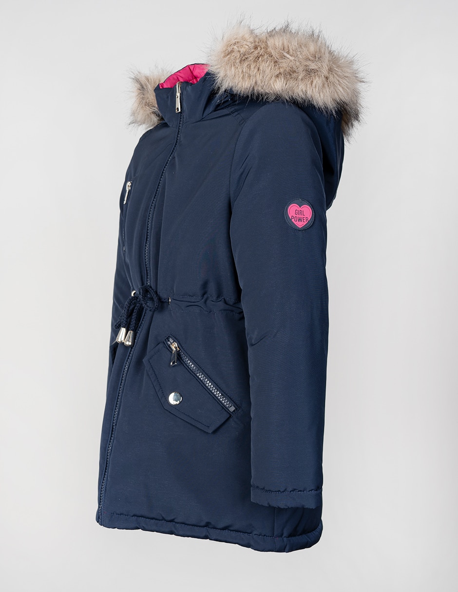 Chamarra Parka Doble Vista para niña 4
