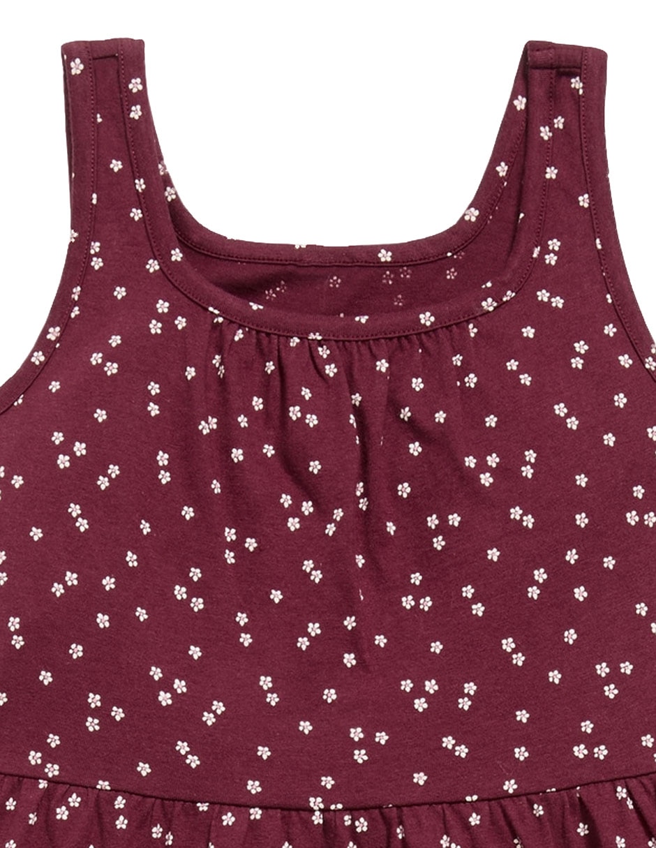 Vestido casual manga regular para niña 4