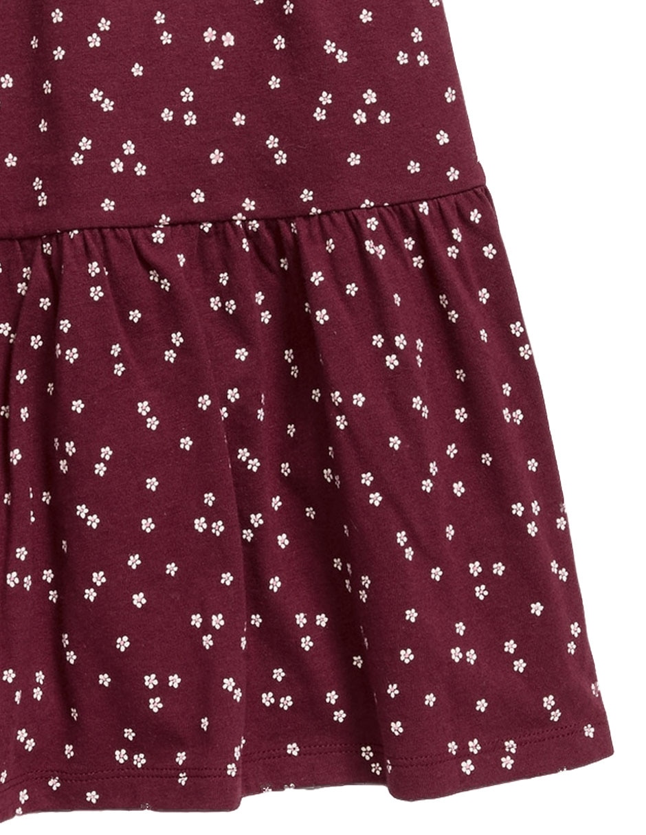 Vestido casual manga regular para niña 3