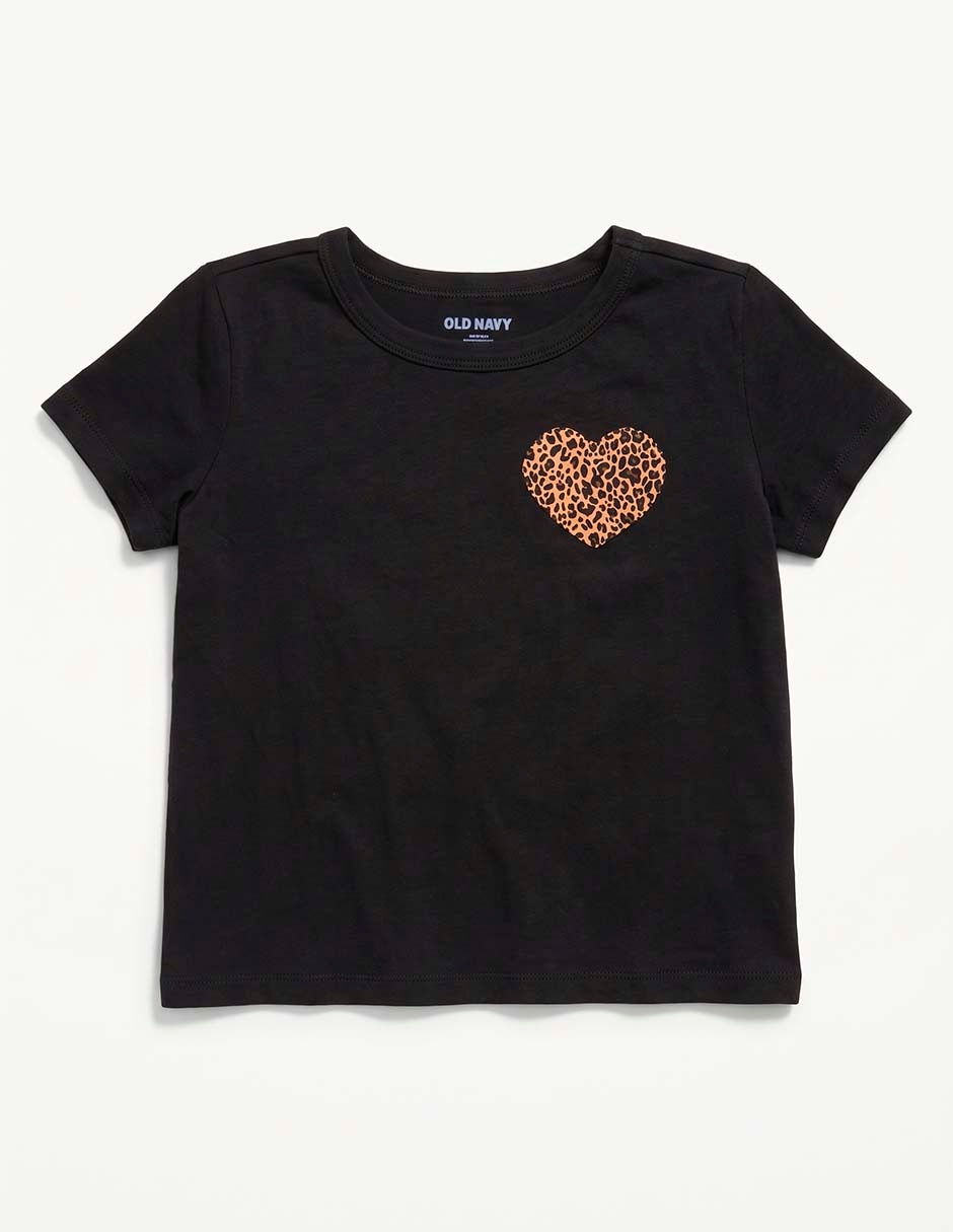 Playera manga corta para niña Playera manga corta para niña