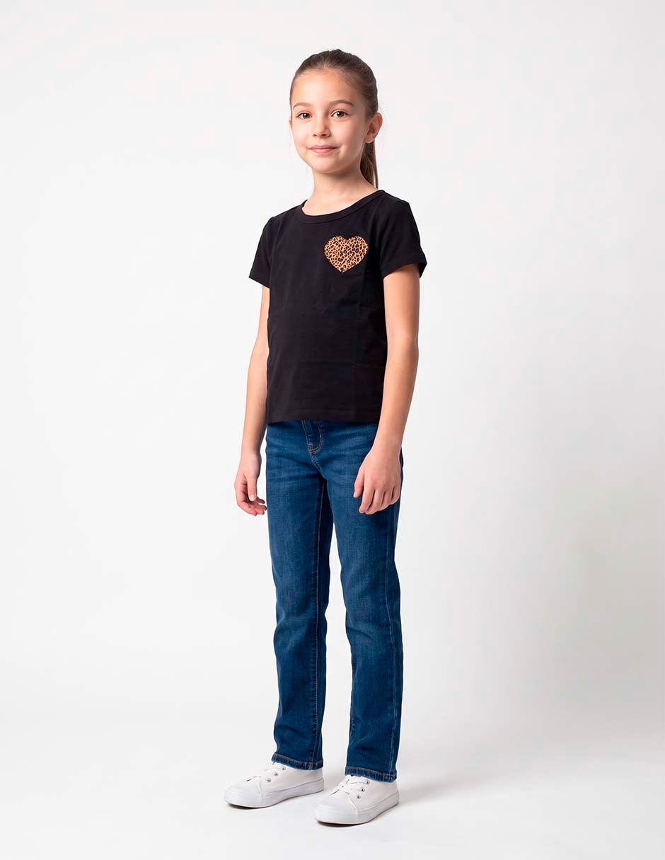 Playera manga corta para niña 4