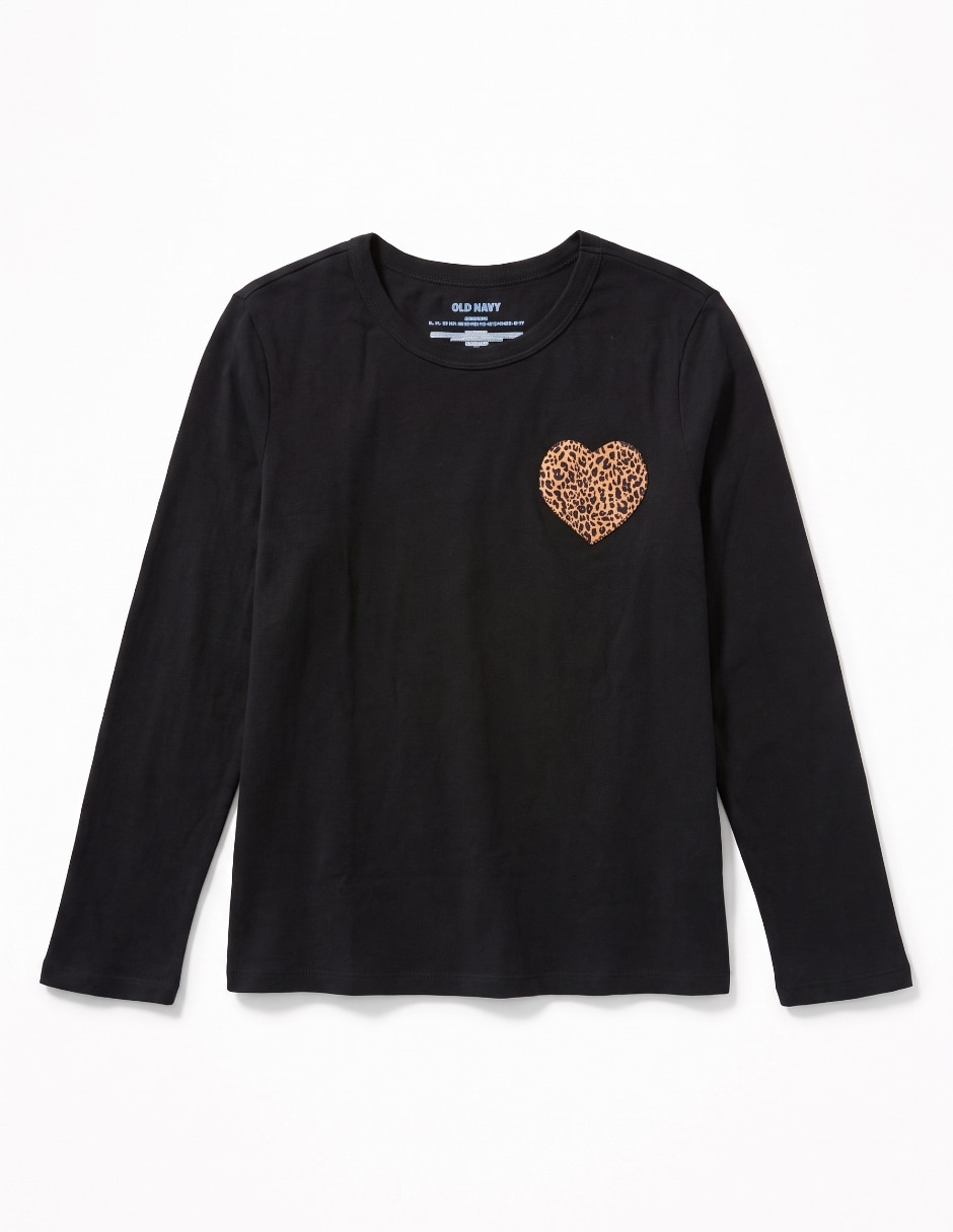Playera manga larga para niña 3