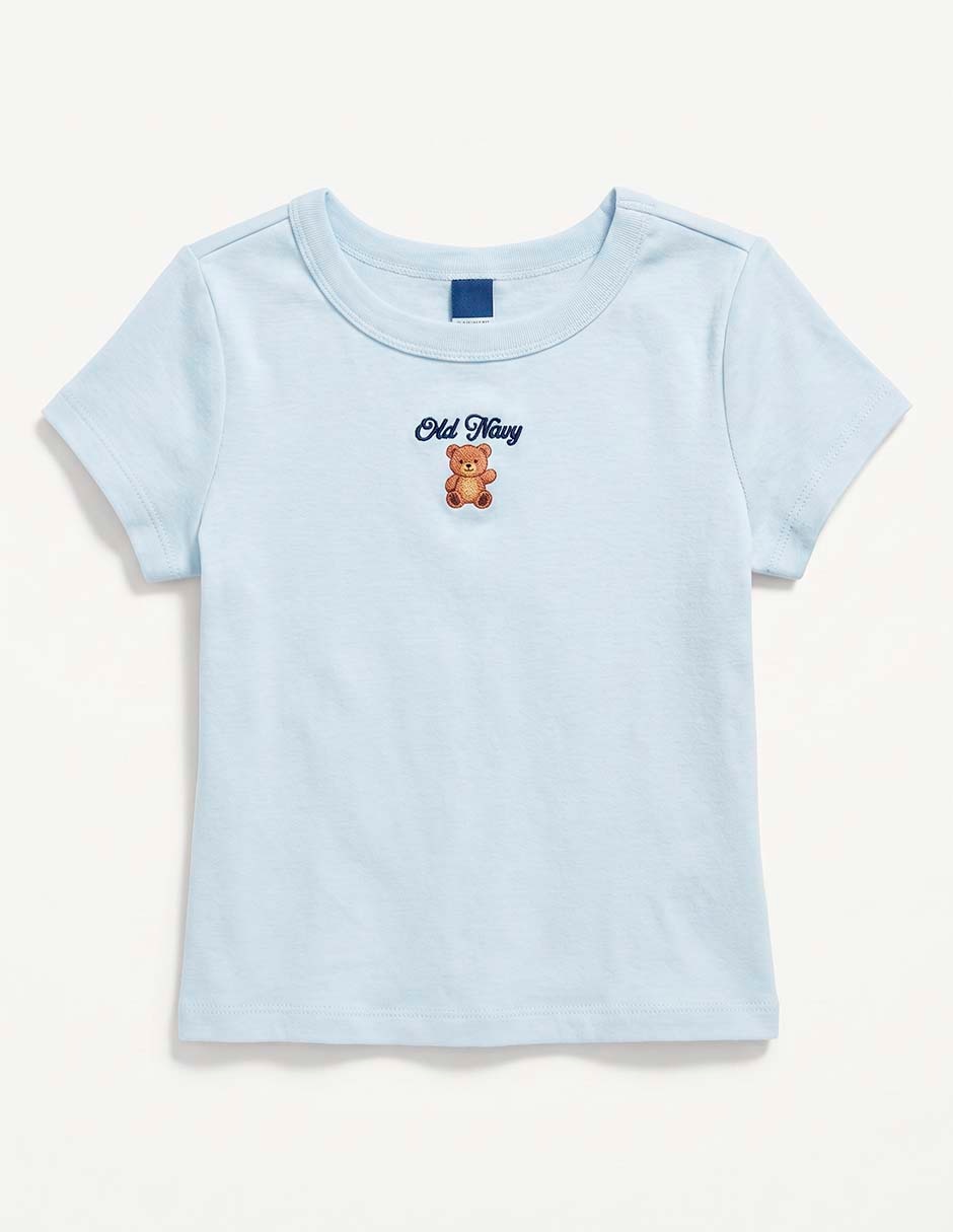 Playera manga corta para niña Playera manga corta para niña