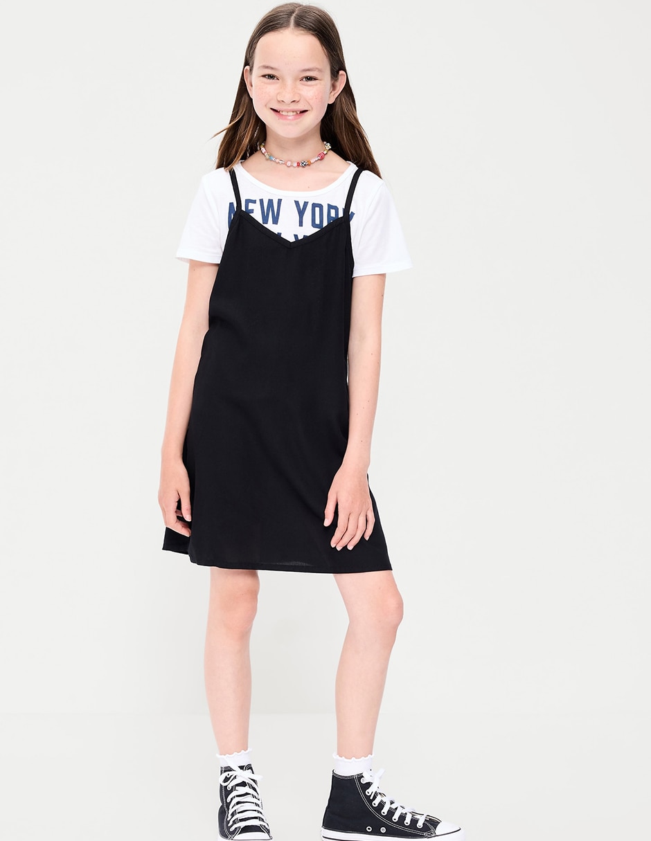 Vestido casual manga regular para niña Vestido casual manga regular para niña