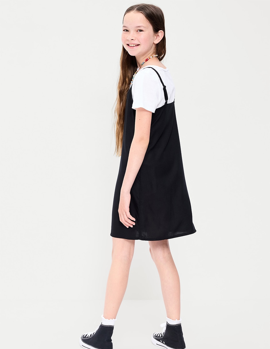 Vestido casual manga regular para niña 2
