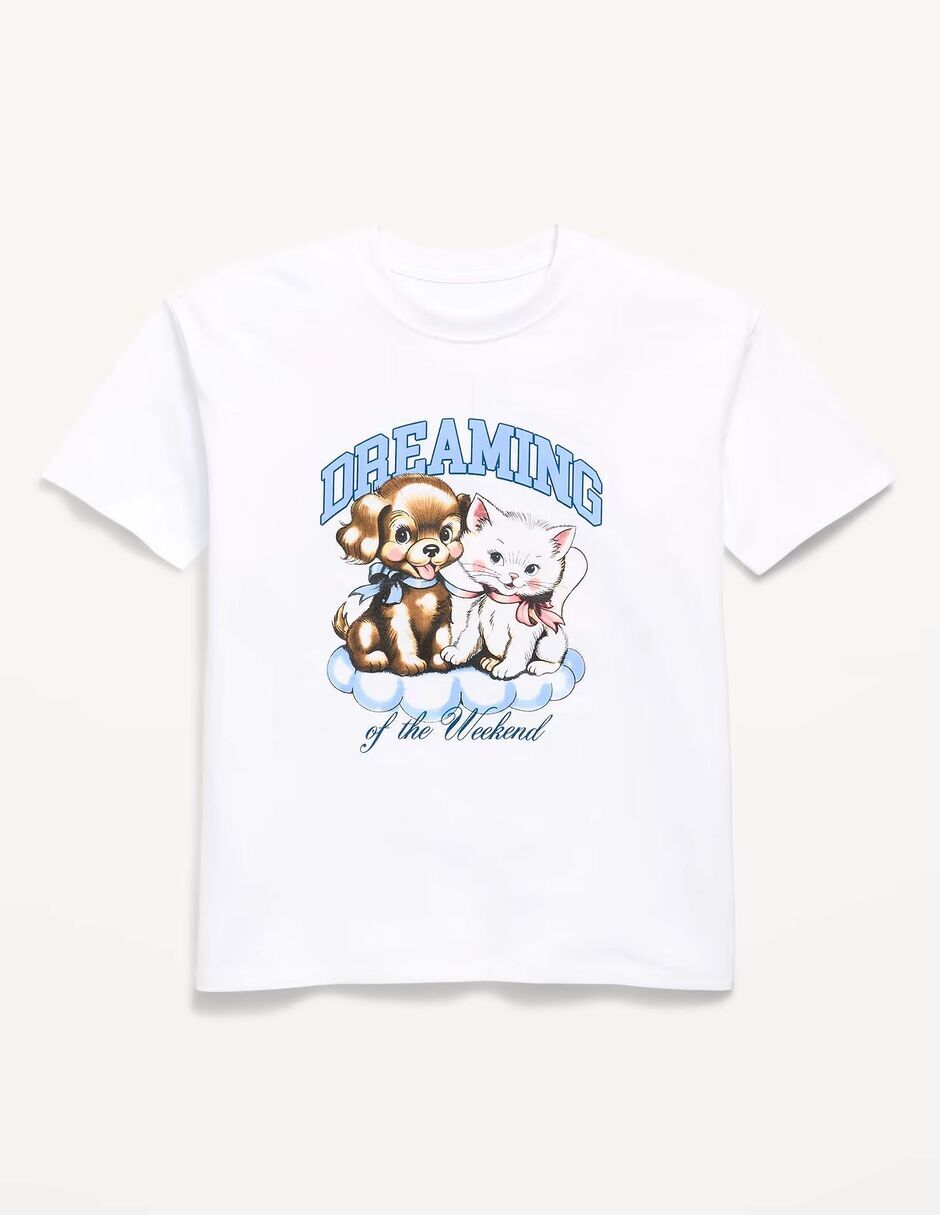 Playera manga corta para niña Playera manga corta para niña