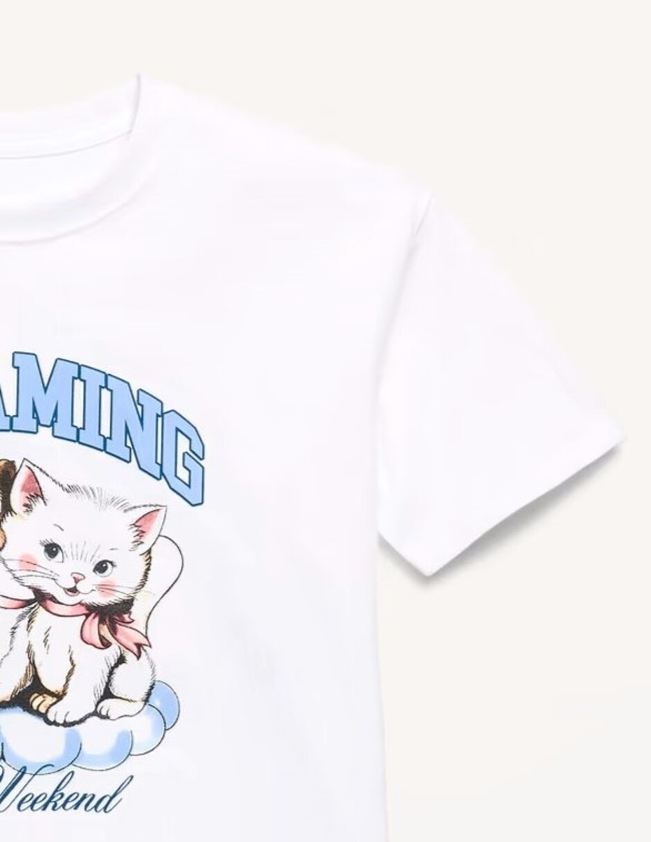 Playera manga corta para niña 2