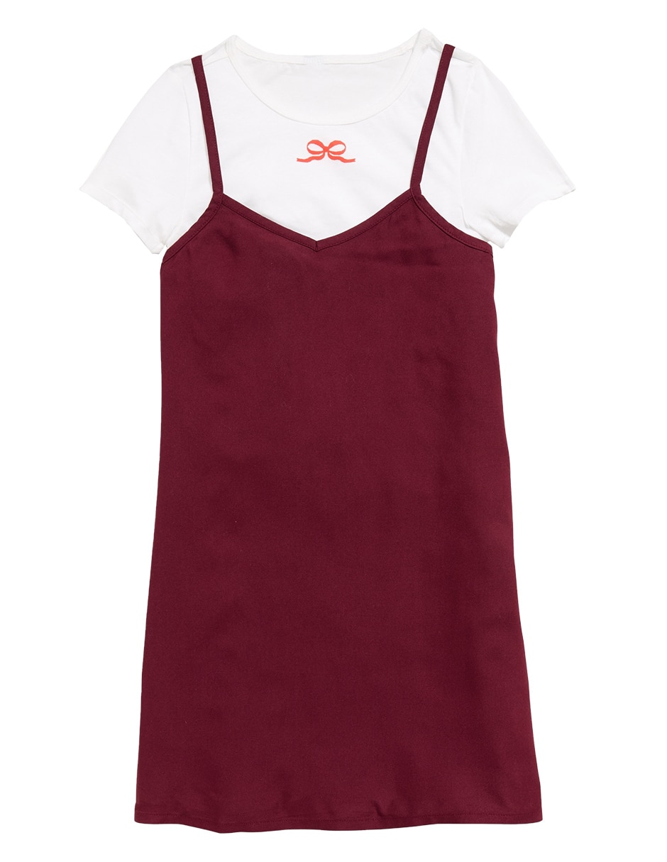 Vestido casual manga regular para niña Vestido casual manga regular para niña