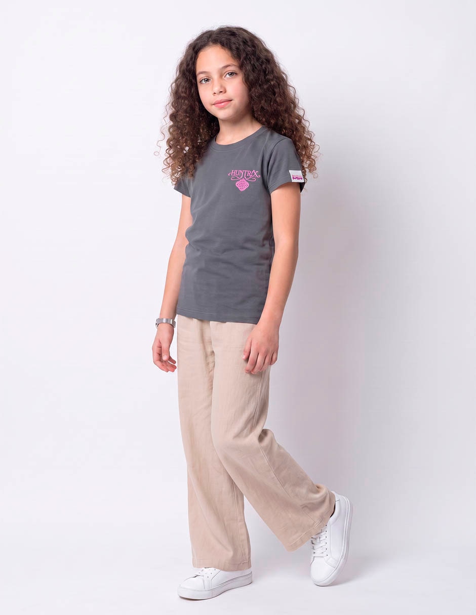 Playera huntrix manga corta para niña Playera huntrix manga corta para niña