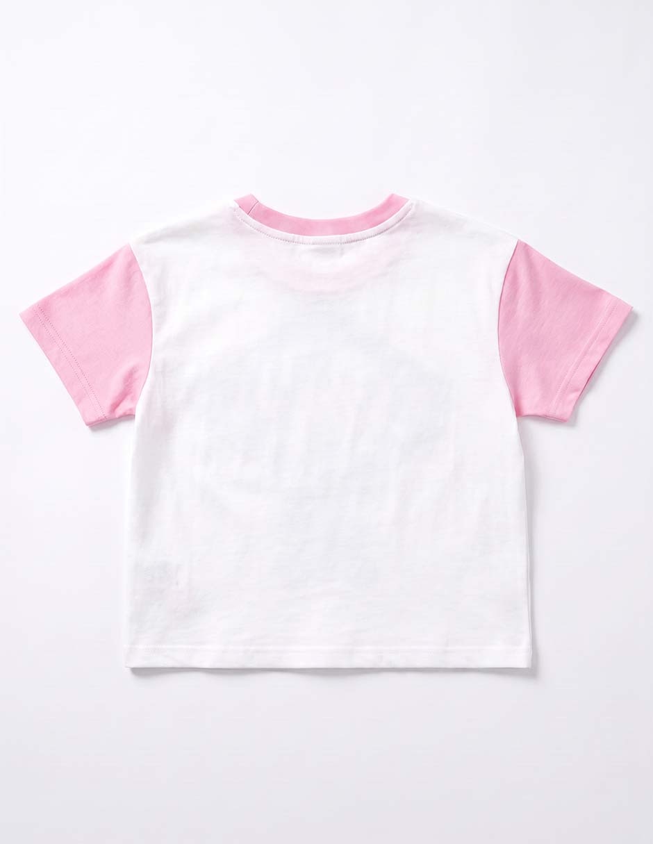 Playera stitch manga corta para niña 3
