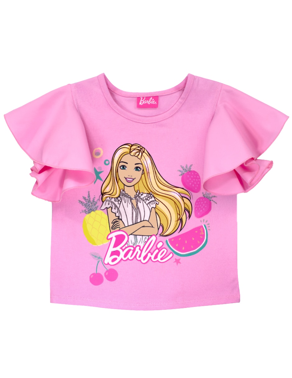 Playera manga corta para niña