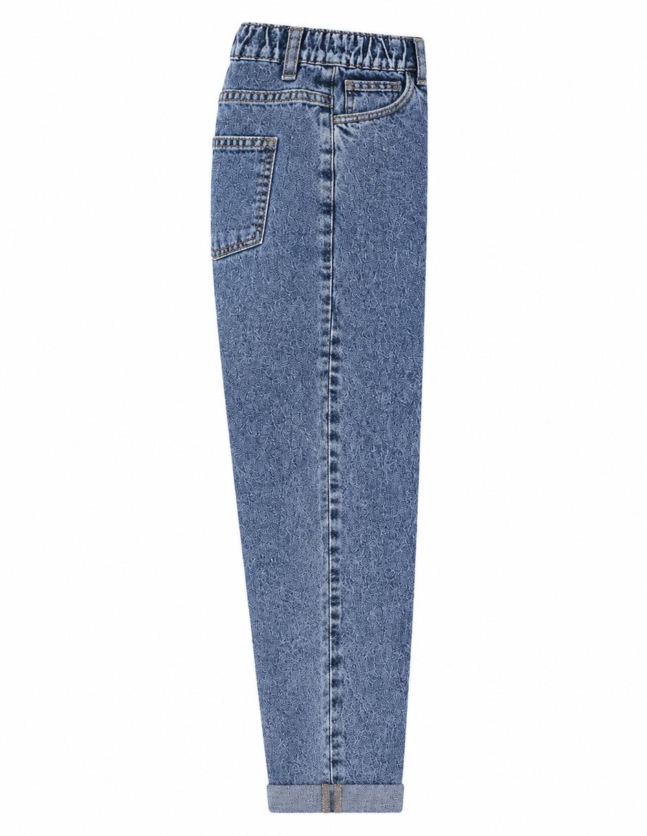 Jeans relajado deslavado para niña 3