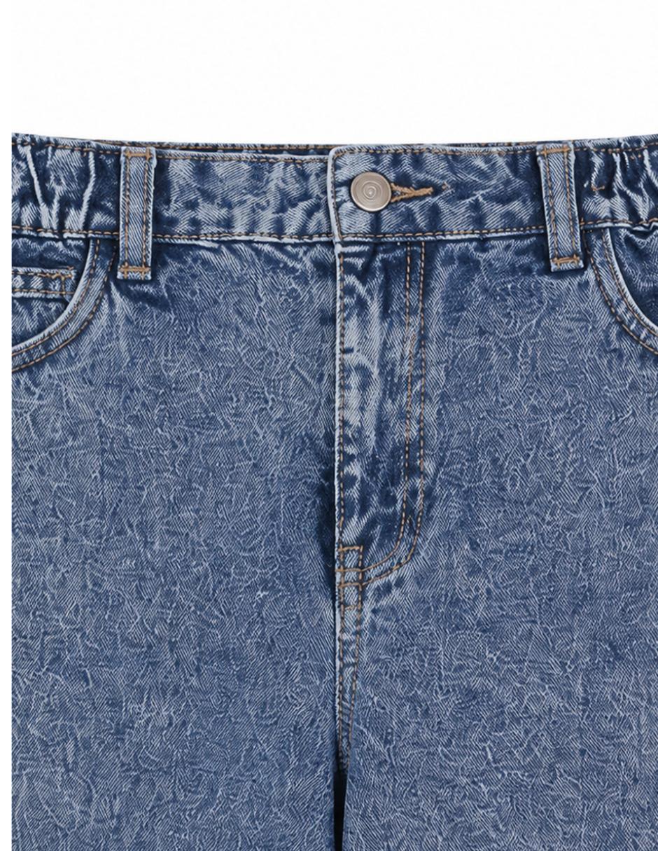 Jeans relajado deslavado para niña 2