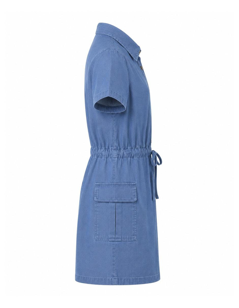 Vestido casual manga corta para niña 3
