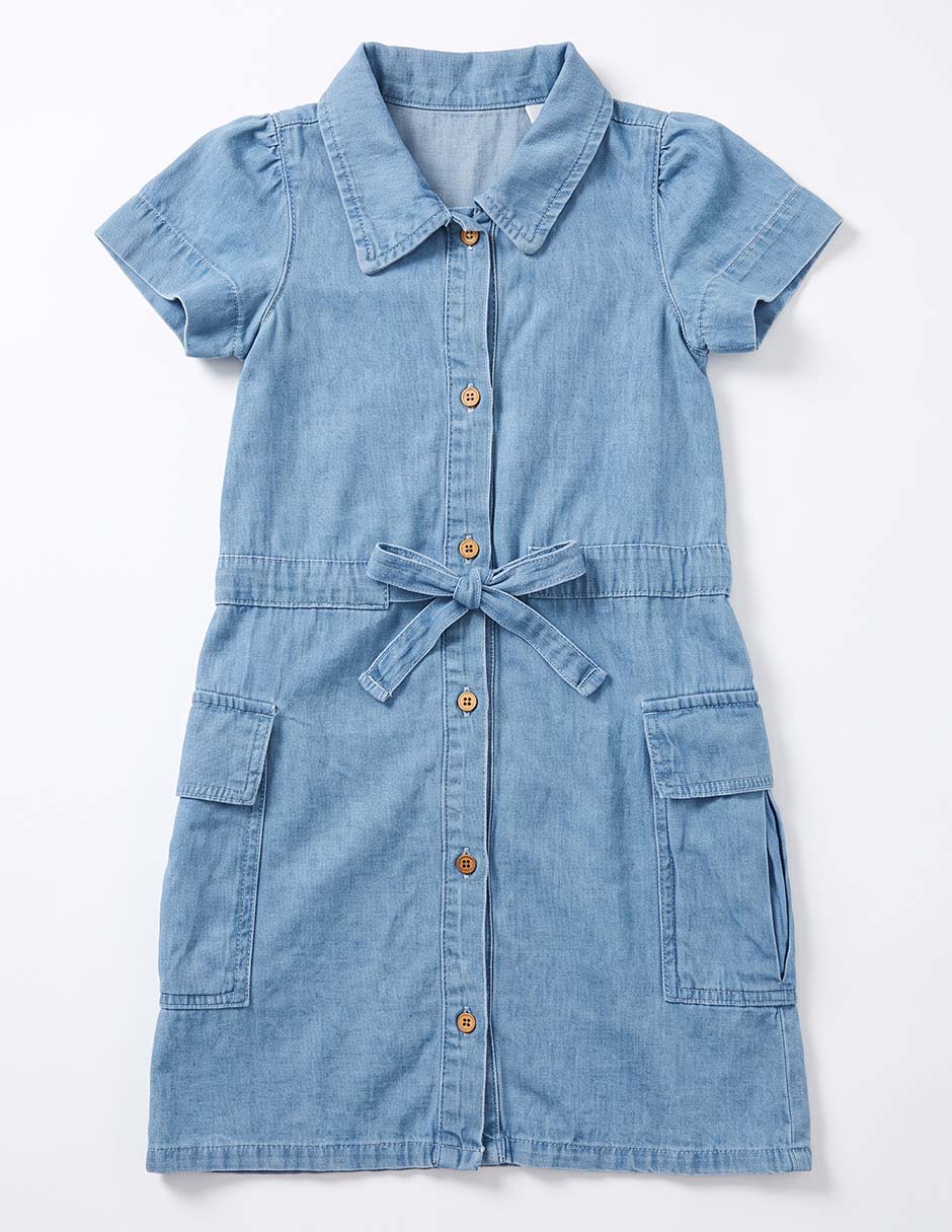 Vestido manga corta para niña Vestido manga corta para niña