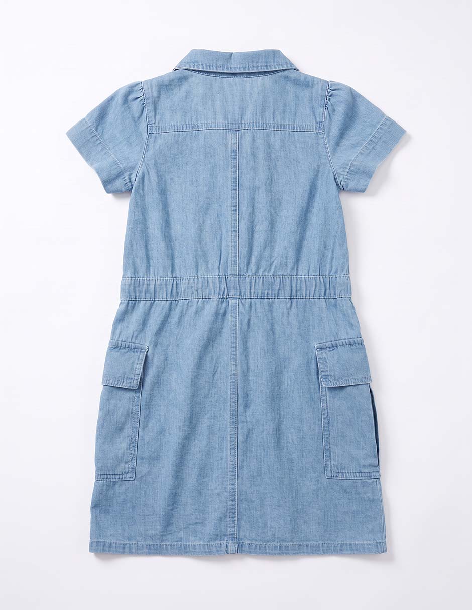 Vestido manga corta para niña 2