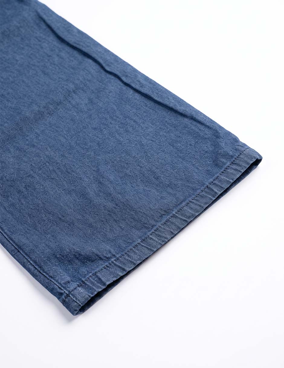 Jeans wide leg lavado denim para niña 3