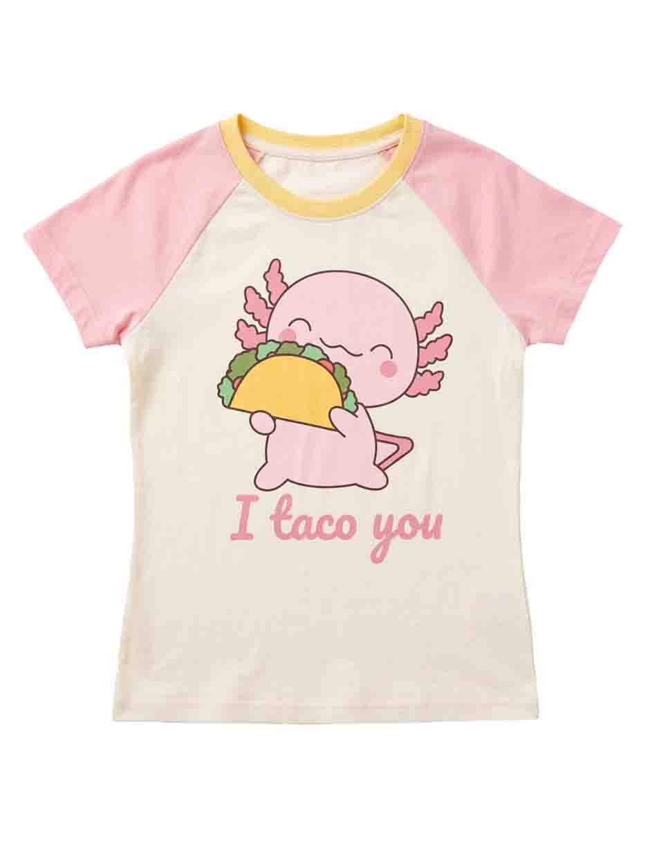 Playera manga corta para niña Playera manga corta para niña