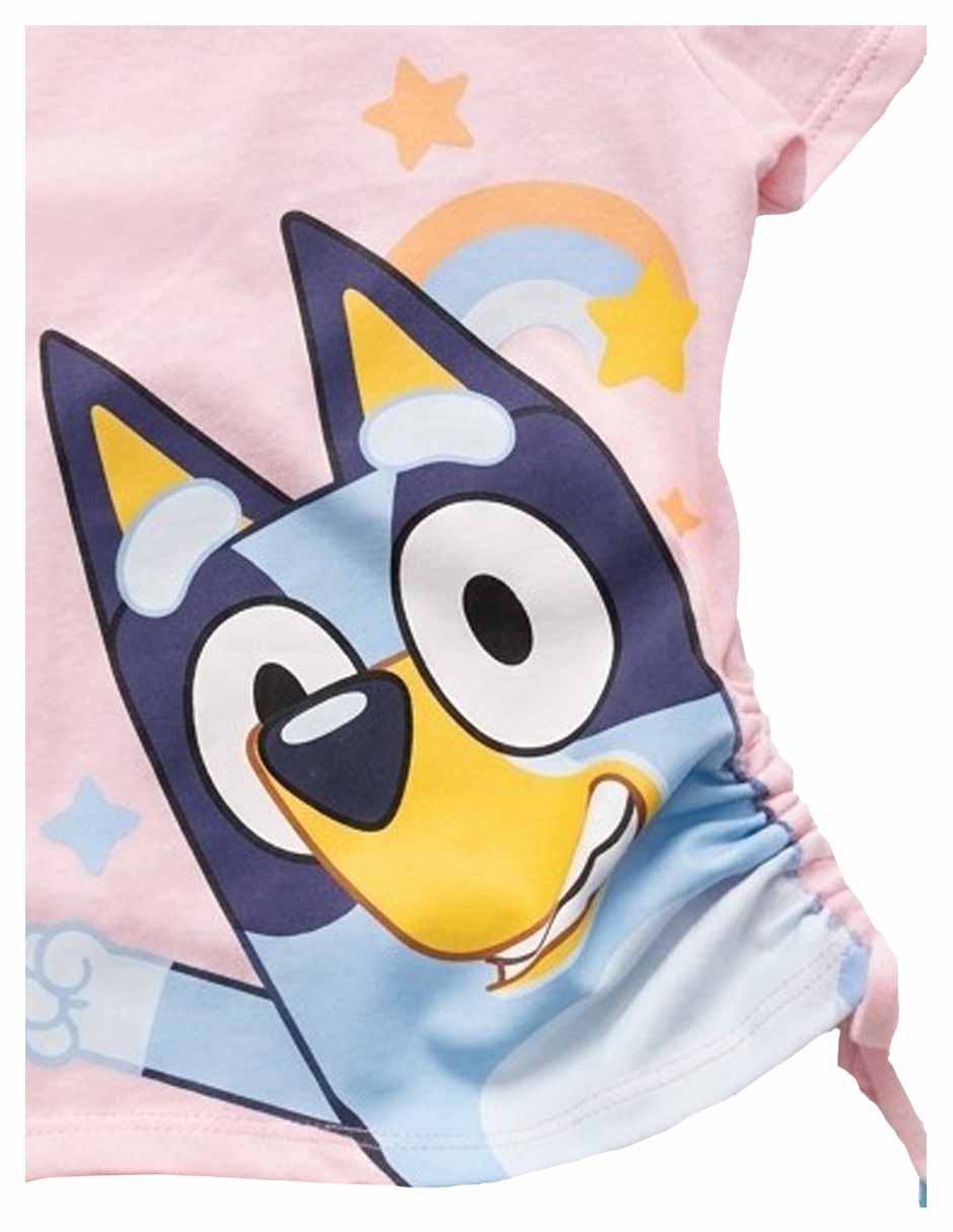 Playera bluey manga corta para niña 2