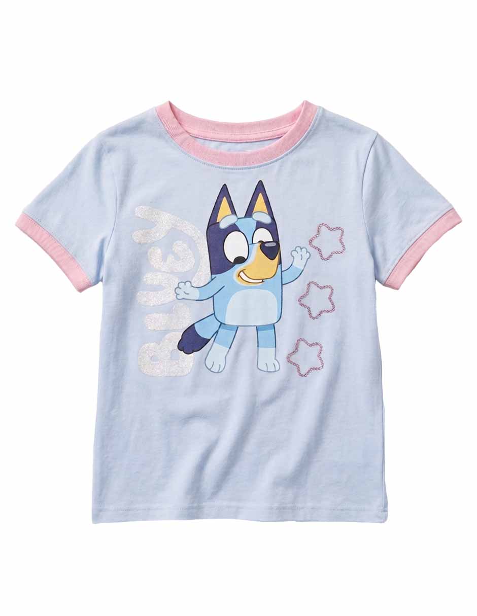 Playera bluey manga corta para niña 1