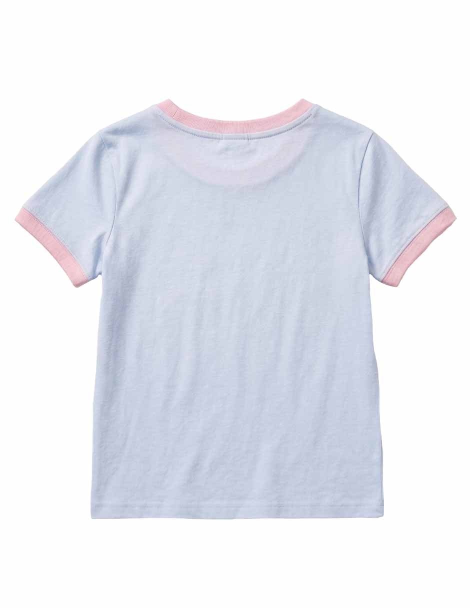 Playera bluey manga corta para niña 4