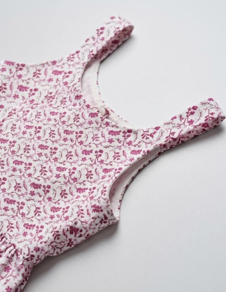 Vestido formal sin manga para infantil niña 4
