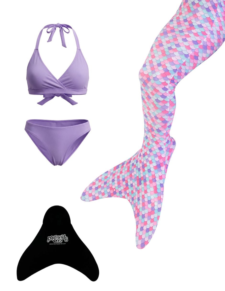 Cola de sirena para nadar Funny Unicorn Sirena para niña 2