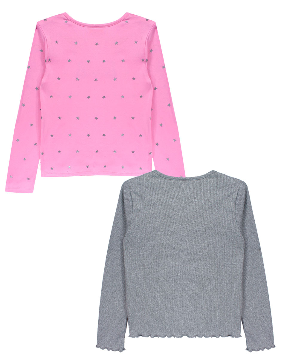 Playera manga larga para niña 6