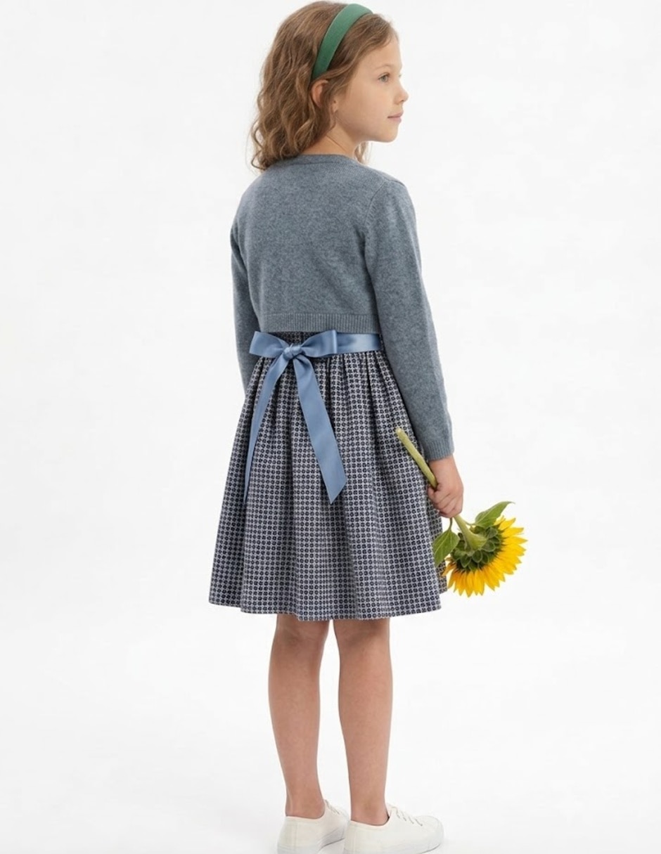 Vestido formal para infantil niña 5