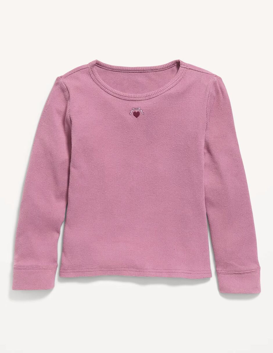 Set playera/playera manga larga para infantil niña
