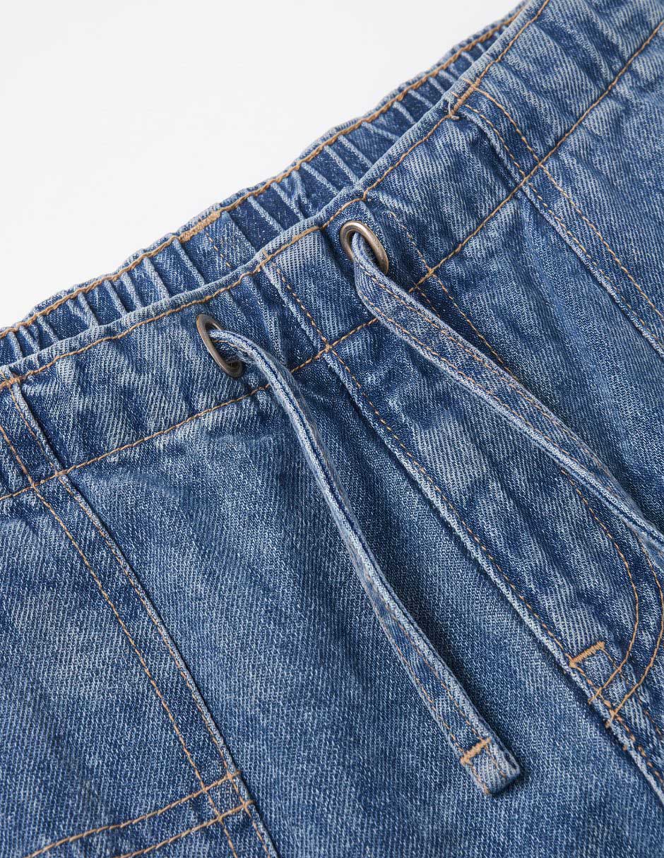 Jeans wide leg 897529-000 lavado medio para niña 6