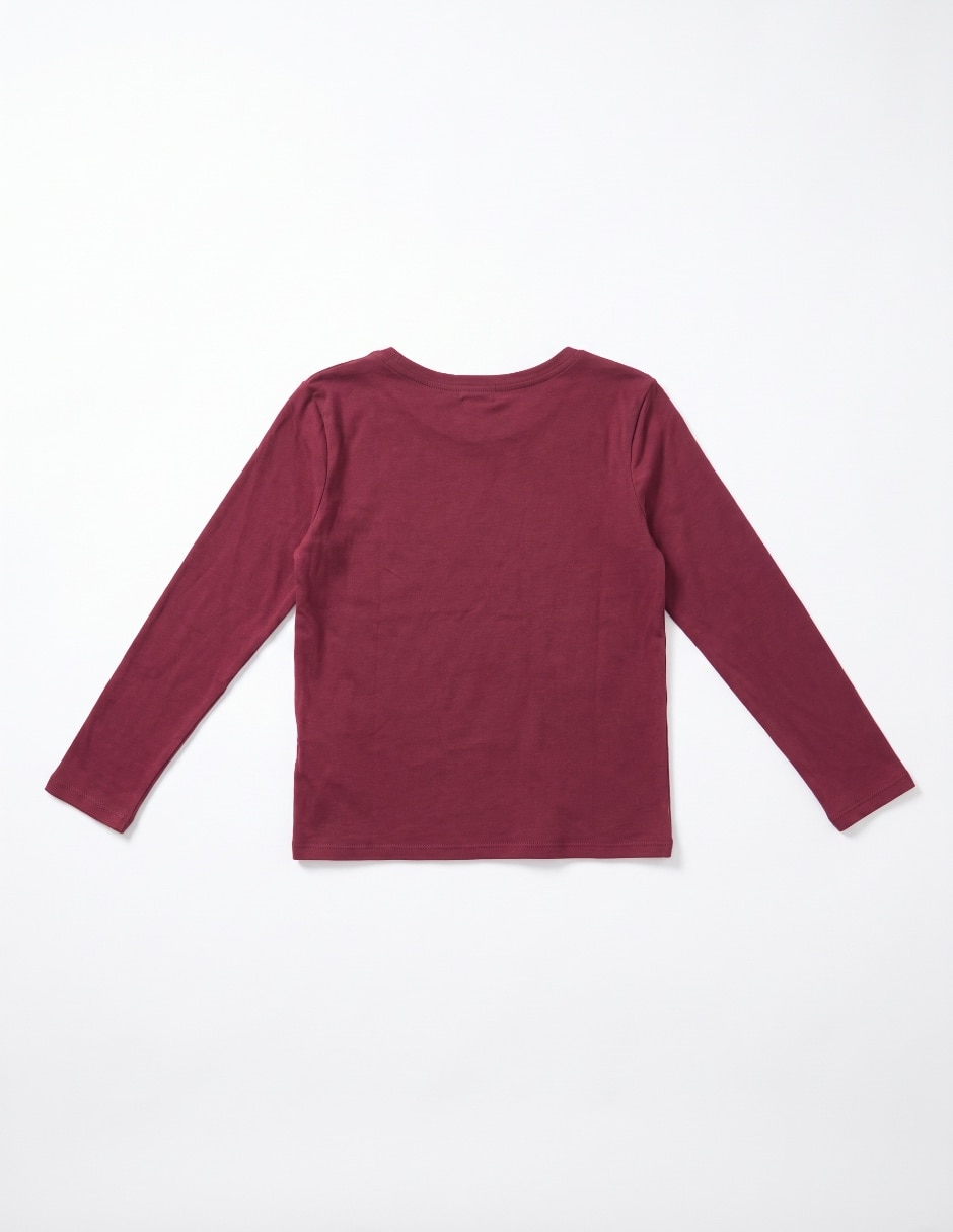 Playera manga larga para niña 4