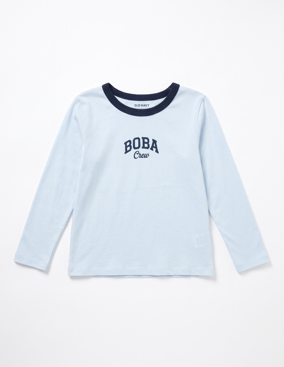 Playera manga larga para niña 3