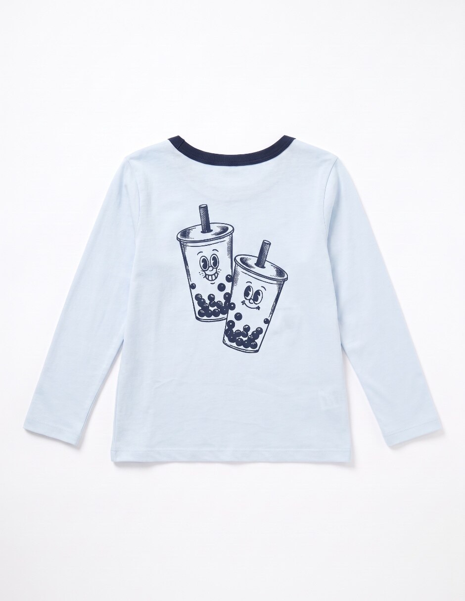Playera manga larga para niña 4