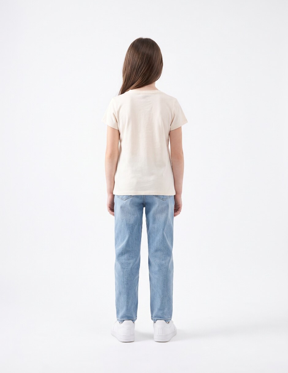 Playera manga corta para niña 5