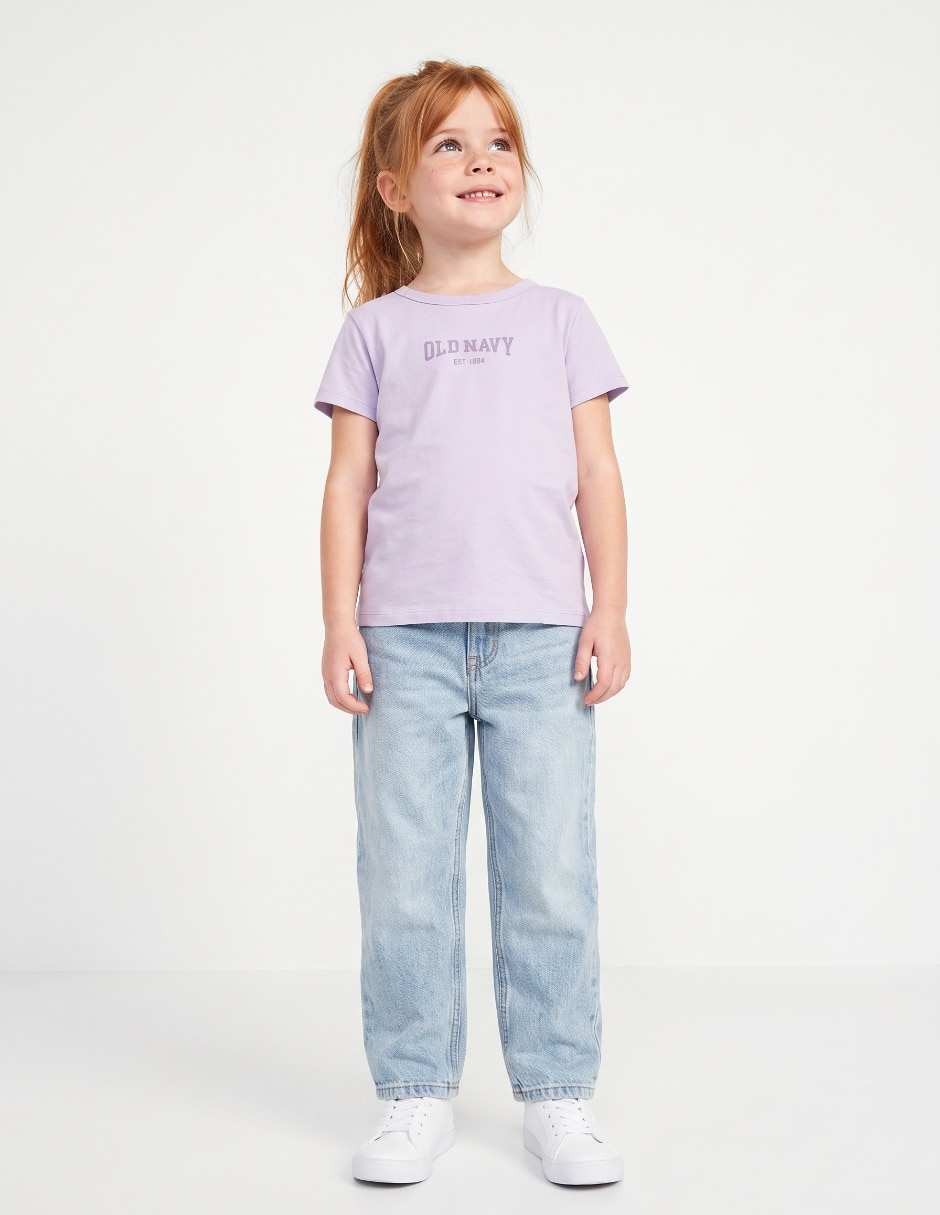 Playera maga corta para niña Playera maga corta para niña
