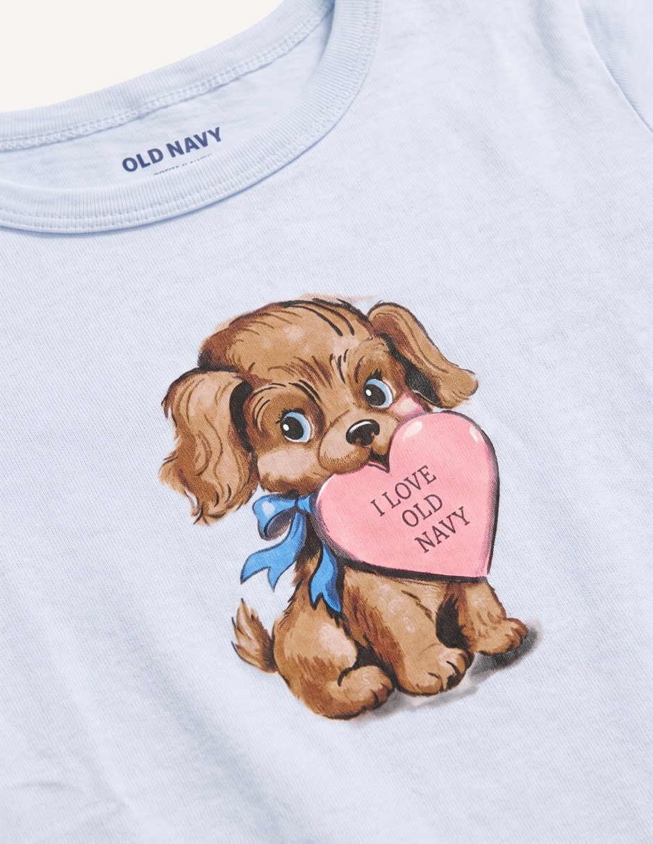 Playera manga corta para niña 6