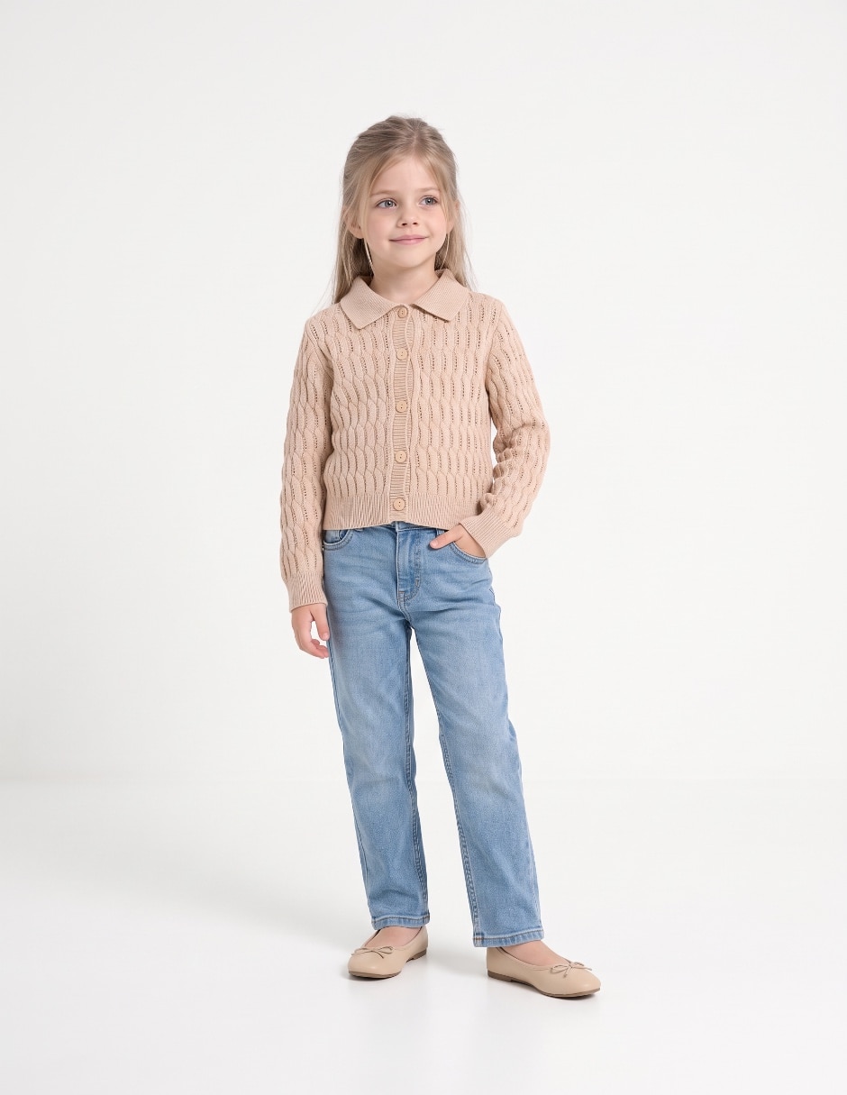 Suéter tejido para niña Suéter tejido para niña