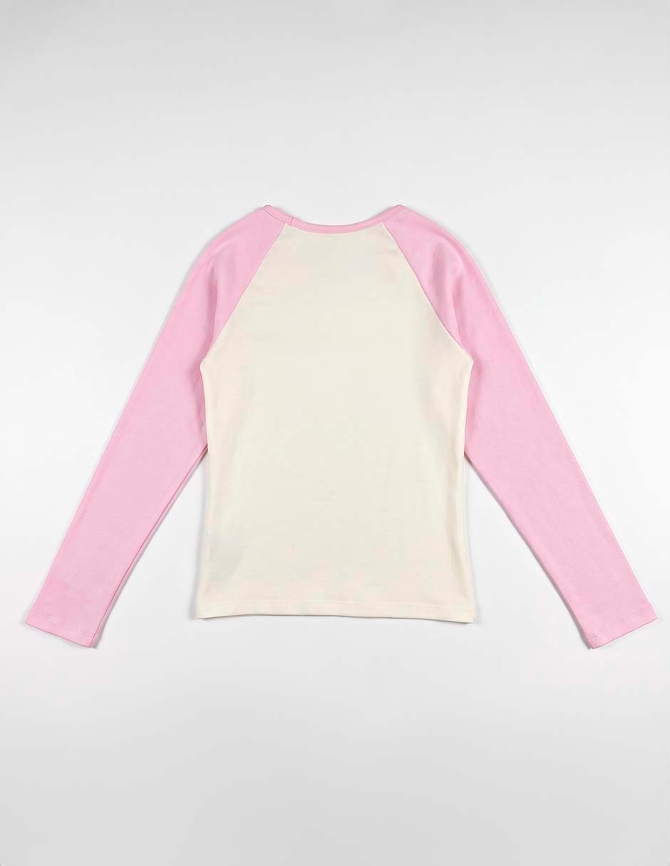 Set playera/Playera Stitch manga Larga para Infantil Niña 5