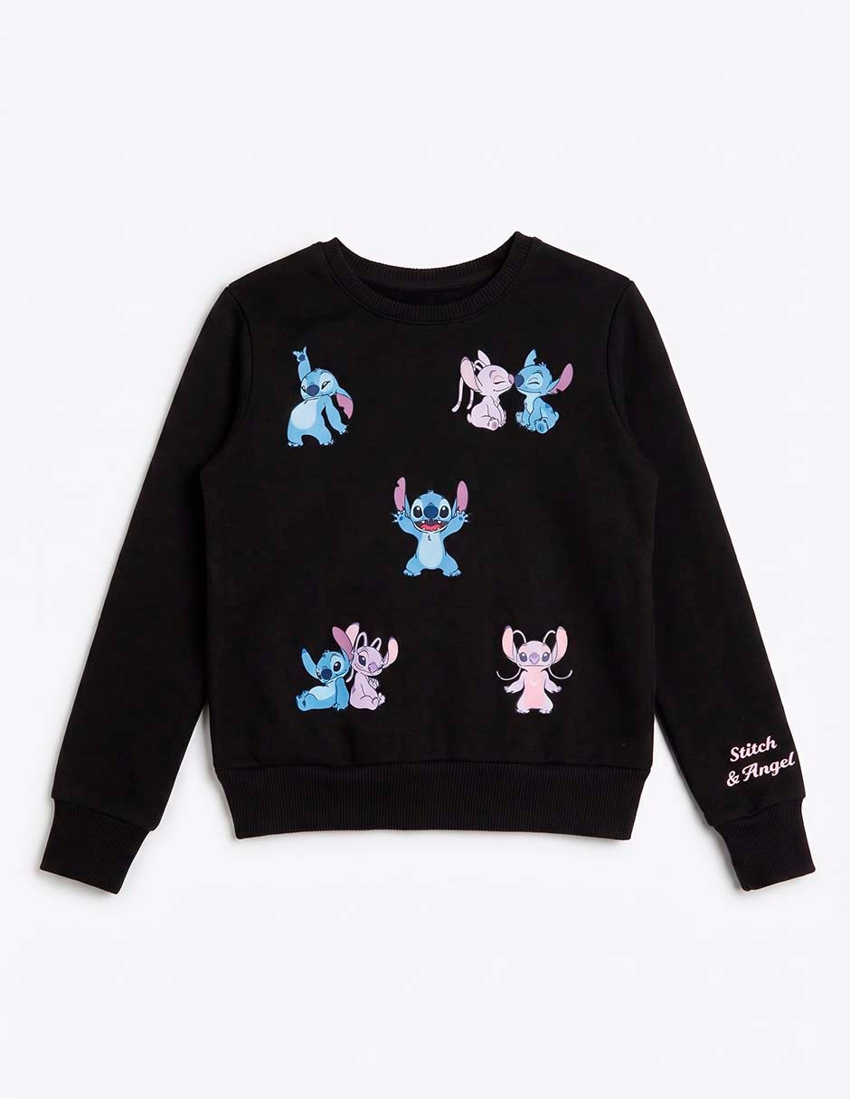 Sudadera Stitch y Ángel para niña