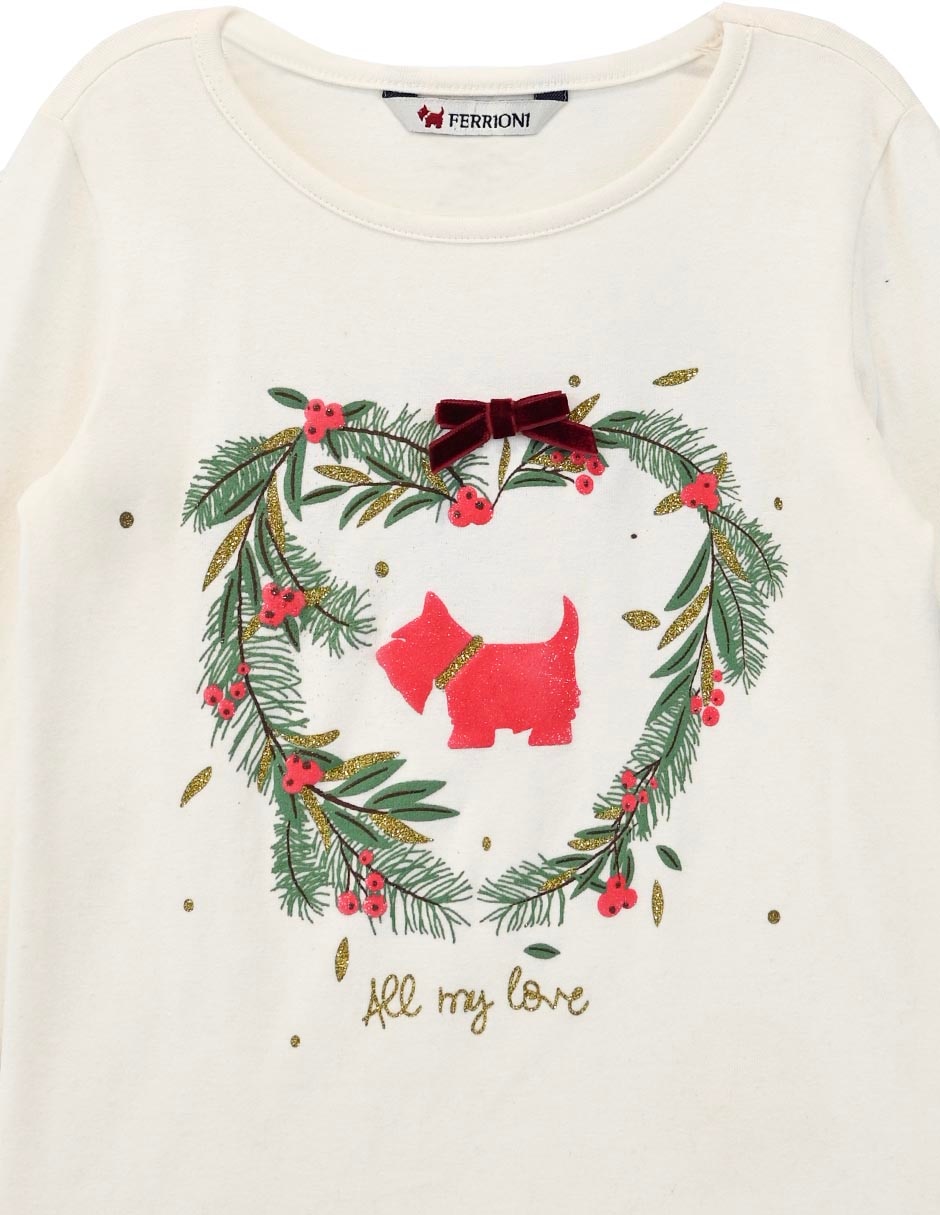 Playera manga larga para niña 2