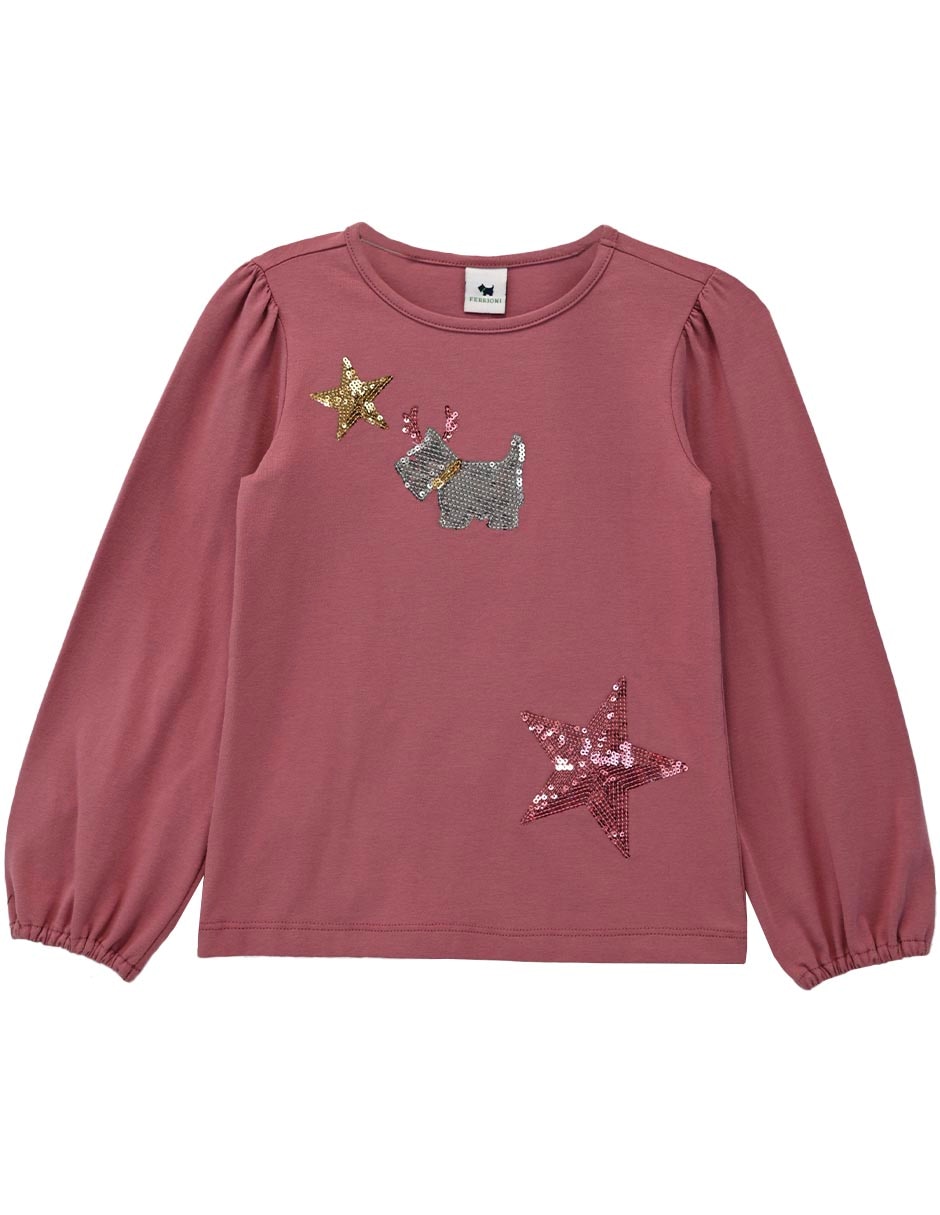 Playera manga larga para niña Playera manga larga para niña