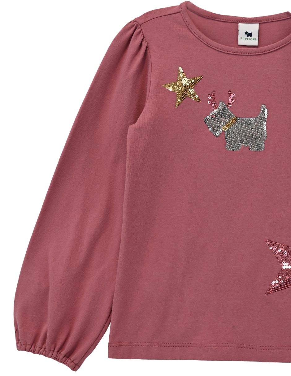 Playera manga larga para niña 3