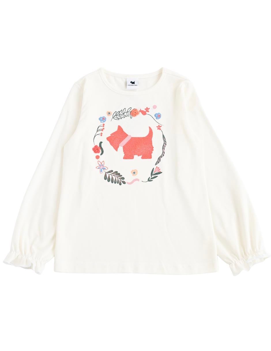 Playera manga larga para niña Playera manga larga para niña