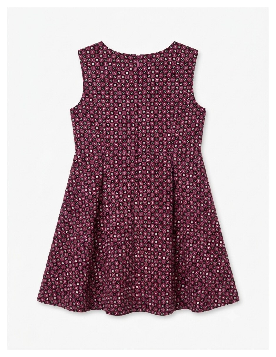Vestido formal sin manga para niña 3