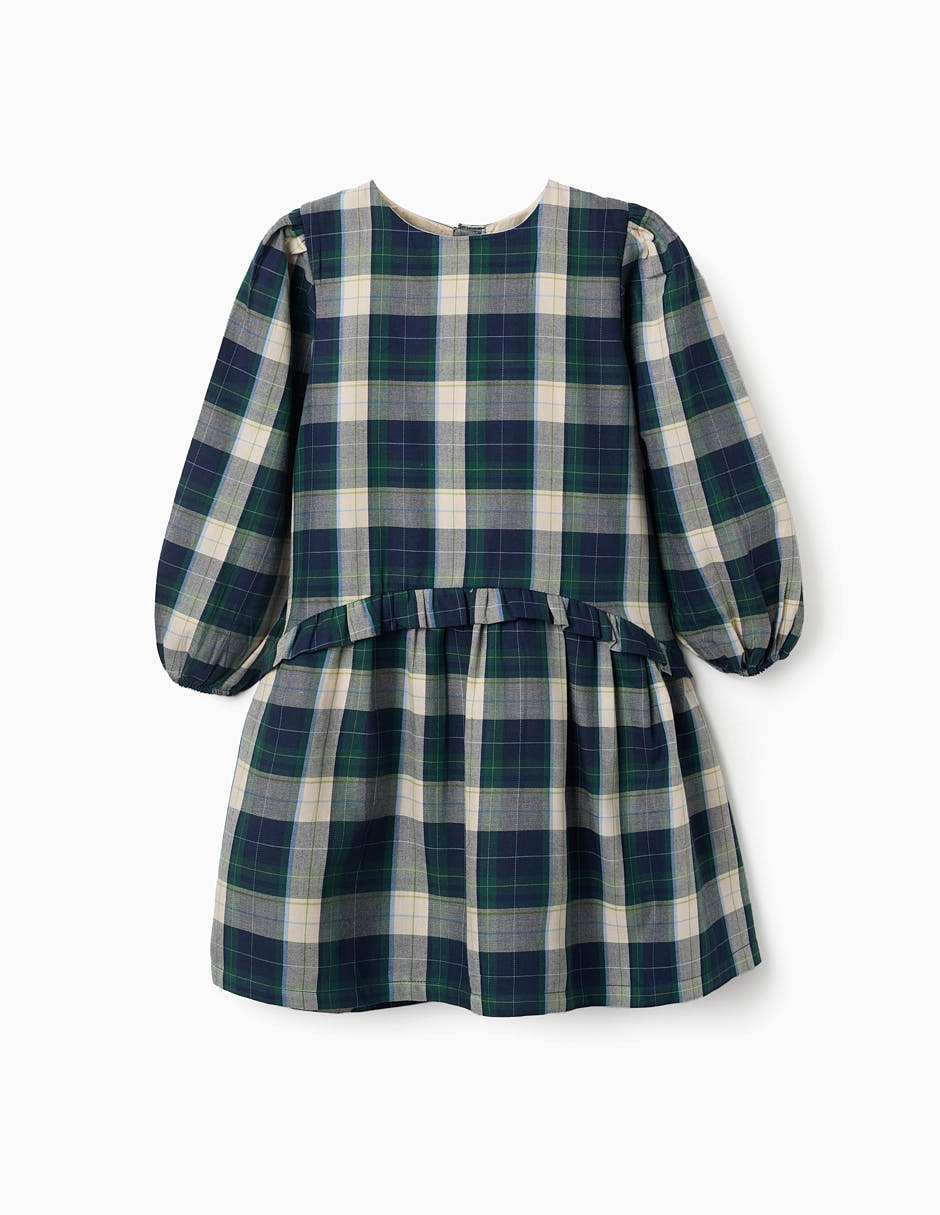 Vestido manga larga para niña