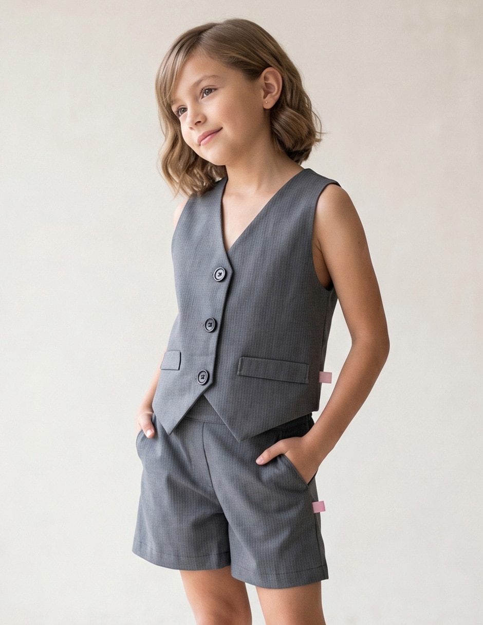 Conjunto formal para niña 7