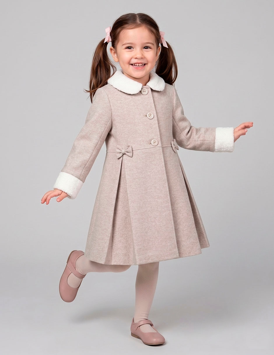 Abrigo calgary con bolsillos para niña Abrigo calgary con bolsillos para niña