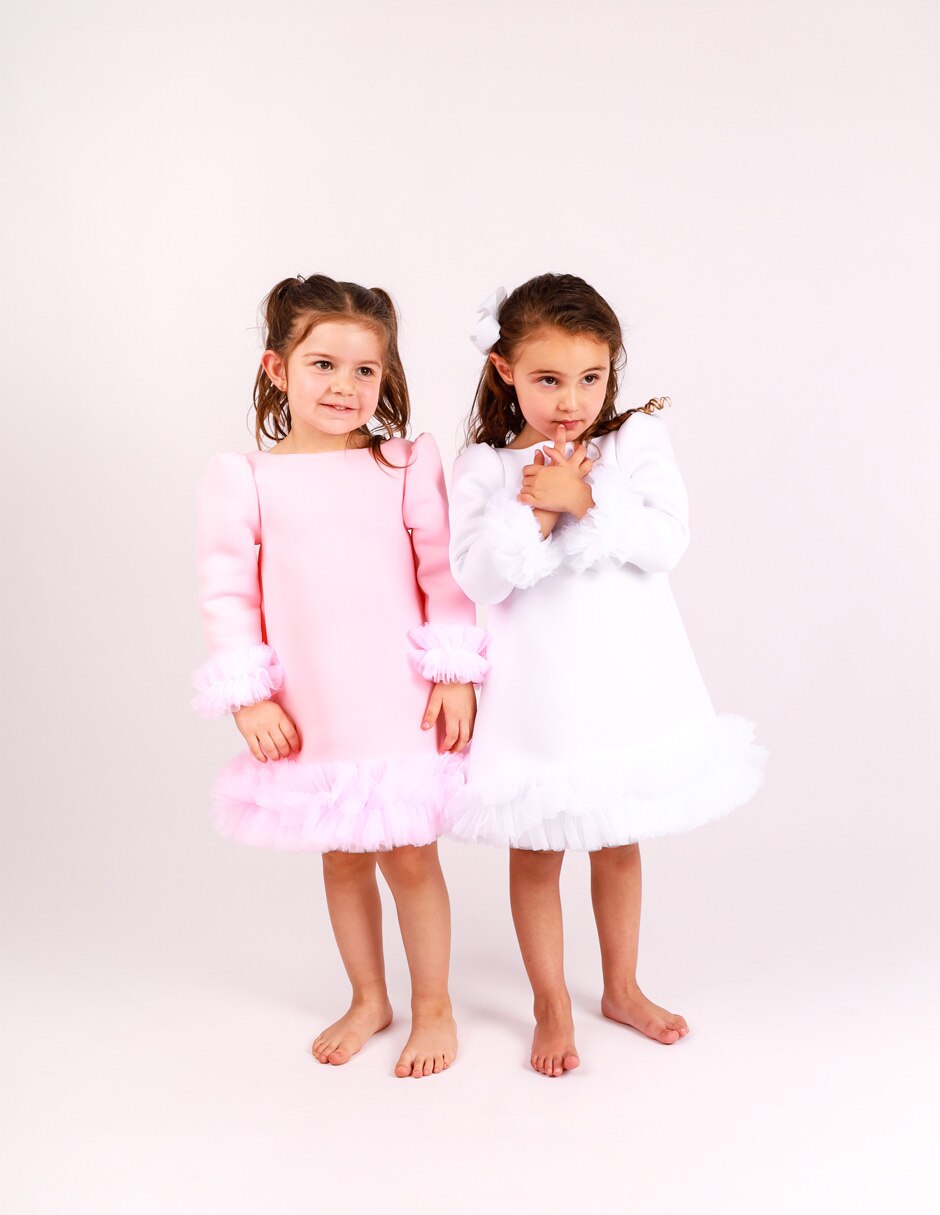 Vestido estrella manga larga para niña 5