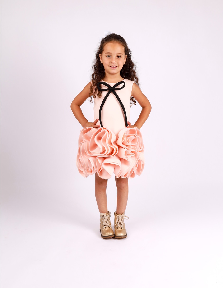 Vestido estrella manga Sin manga para Infantil Niña 1
